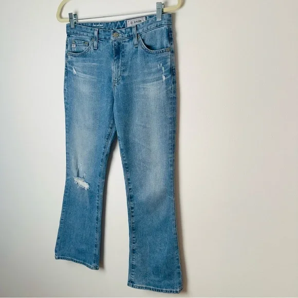 AG Jodi Crop Jeans Adriano Goldschmied high rise slim flare crop - Picture 4 of 10